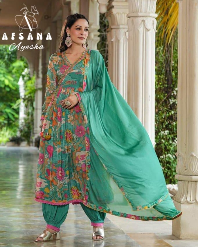 Ayesha By Afsana Designer Kurti With Bottom Dupatta Catalog
